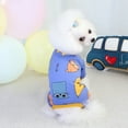 thumbnail image 3 of Dog Pajamas Flannel Dog Onesie Warm Pet Clothes Soft Dog Pjs Dog Apparel Dog Jumpsuit Jammies with Legs for Pet Dog Cat, 3 of 8