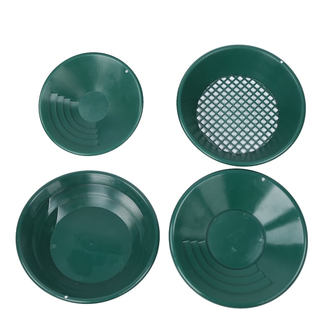 4 Uds. Kit de bandeja de lavado de oro con trampa de gravedad para minería verde, Detector de búsqueda de minas