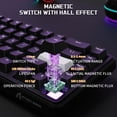 thumbnail image 5 of ATTACK SHARK X65 HE Wired Rapid Trigger Magnetic Switch 65% Mechanical Gaming Keyboard and R1 Mouse Combo,8KHZ Polling Rate,2.4Ghz Wireless/USB C/BT Lightweight Mice,18K DPI for Esport Gamer, 5 of 10