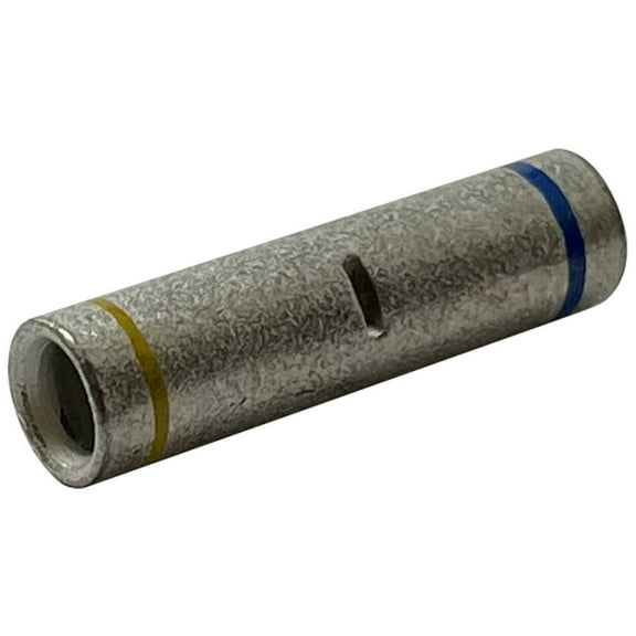 (10) Non-Insulated 16-14 to 12-10 Gauge Step Down Butt Splice Connector Uninsulated Wire Terminal - USA Made