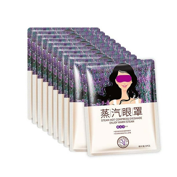 RYRDWP Soothing Lavender Steam Eye Mask Moisturizing Mask 10pcs