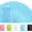 Blue, variant on 100 Pack Pink Mylar Packaging Bags Odor Proof Resealable Bags