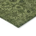 thumbnail image 4 of Addison Rugs Chantille Indoor/Outdoor Transitional Floral Olive Washable Rectangle Rug, 3' x 5', 4 of 6