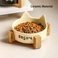 thumbnail image 4 of ACDANC Cat Food Container,Anti-Ant Cat Feeder,Non-Slip Cat Bowls for Indoor Cats,Yellow, 4 of 6