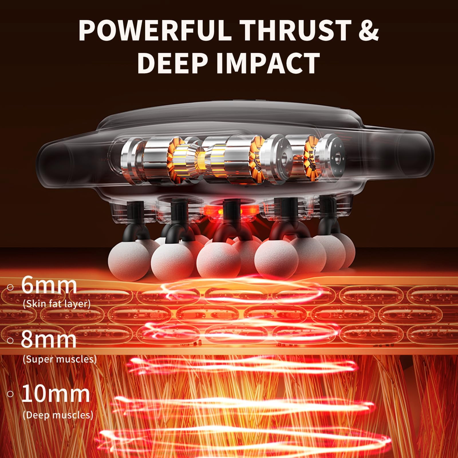 VTT 16 head massage gun deep tissue, Percussion Muscle Massager with 16 Heads, 3 Modes & 30 Intensities,Quiet Handheld Massager for Back Neck Shoulder Legs Muscle Pain Relief