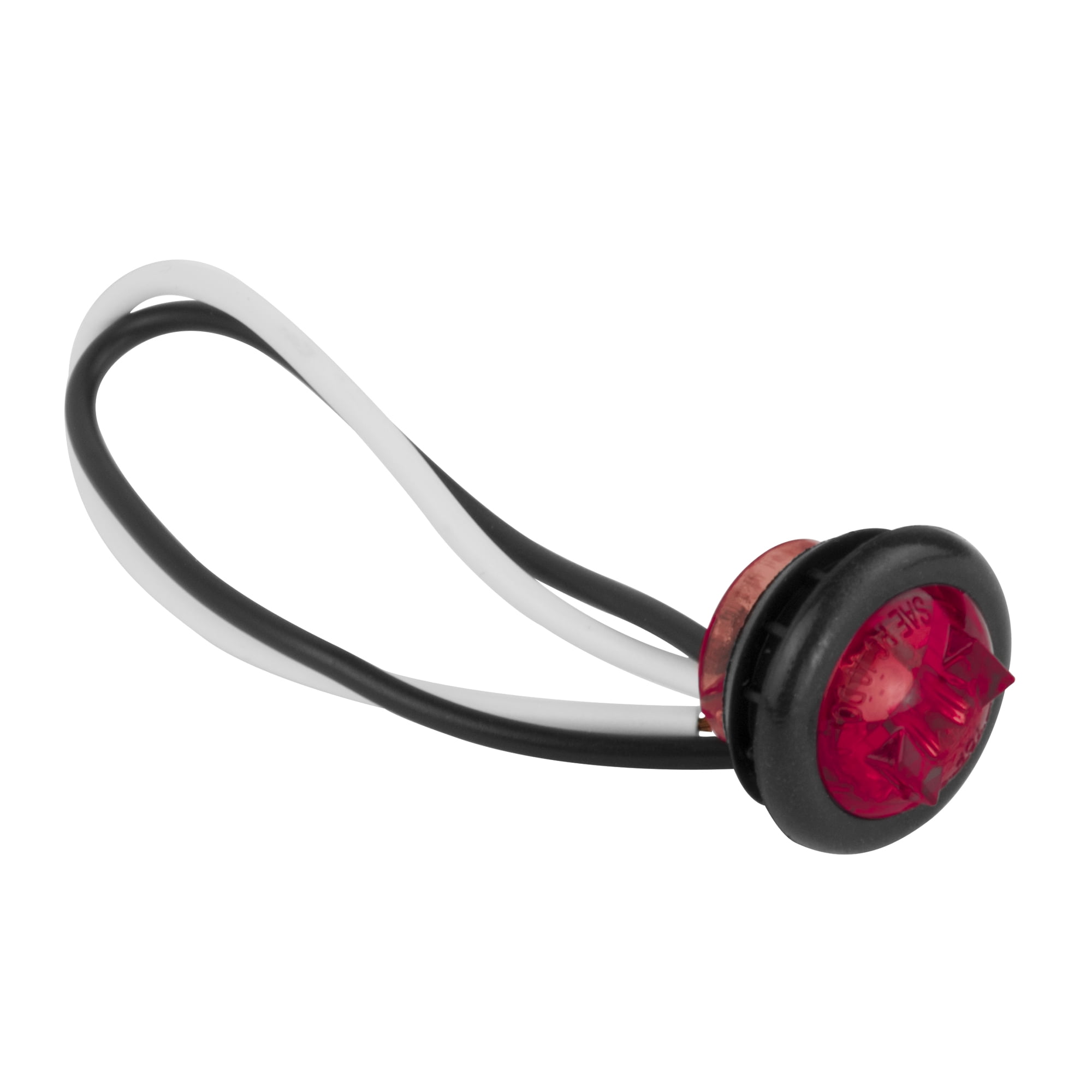 (2 pack) Hopkins Towing Solutions 2 Pack 3/4in Penny LED Clearance Side Marker, Red