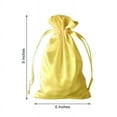 Efavormart 12PCS GOLD Satin Gift Bag Drawstring Pouch Wedding Favors ...