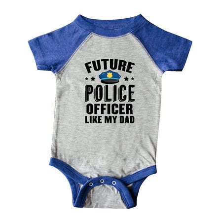 

Inktastic Future Police Officer Like My Dad Gift Baby Boy or Baby Girl Bodysuit