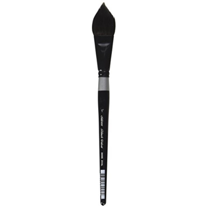 Silver Brush 3012S-014 Black Velvet Short Handle Blend Squirrel and Risslon Brush 1//4-Inch Dagger Striper