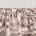 thumbnail image 4 of mgoYE Toddler Baby Boy Girl Pants Retro Elastic Waist Checkered Plaid Long Pants Casual Sweatpants Bottoms 9M-5T(Khaki,12-18 Months), 4 of 7