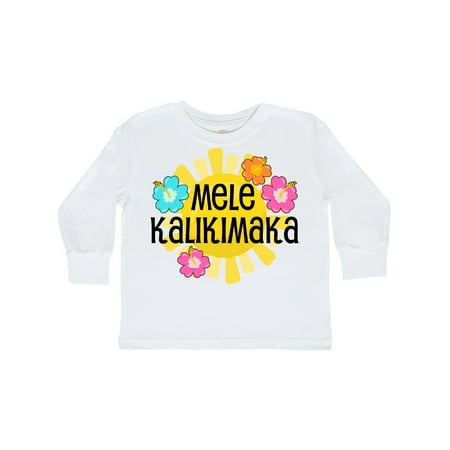 

Inktastic Mele Kalikimaka Gift Toddler Boy or Toddler Girl Long Sleeve T-Shirt