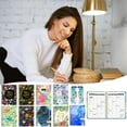 FloHua Back to School Supplies Clearance 20242025 English Notebook A5 Coil Diary 365 Day Work