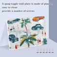 thumbnail image 4 of Dailycode Light Switch Plate Covers 2 Gang Wall Plate Plastics Outlet Covers for Kitchen Home Office Decor Car Tree People, 4 of 8