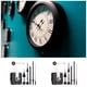 thumbnail image 4 of Monstrate Movimiento de reloj de alto Torque, mecanismo de reemplazo de reloj de pared con manecillas de hora y minuto, accesorios de reparación Type6 NO6 Monstrate HA062354-01, 4 of 6