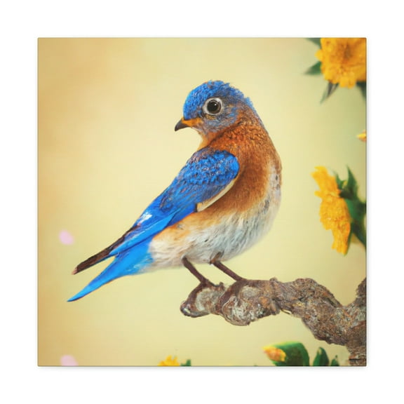 Bluebird in Splendor - Canvas