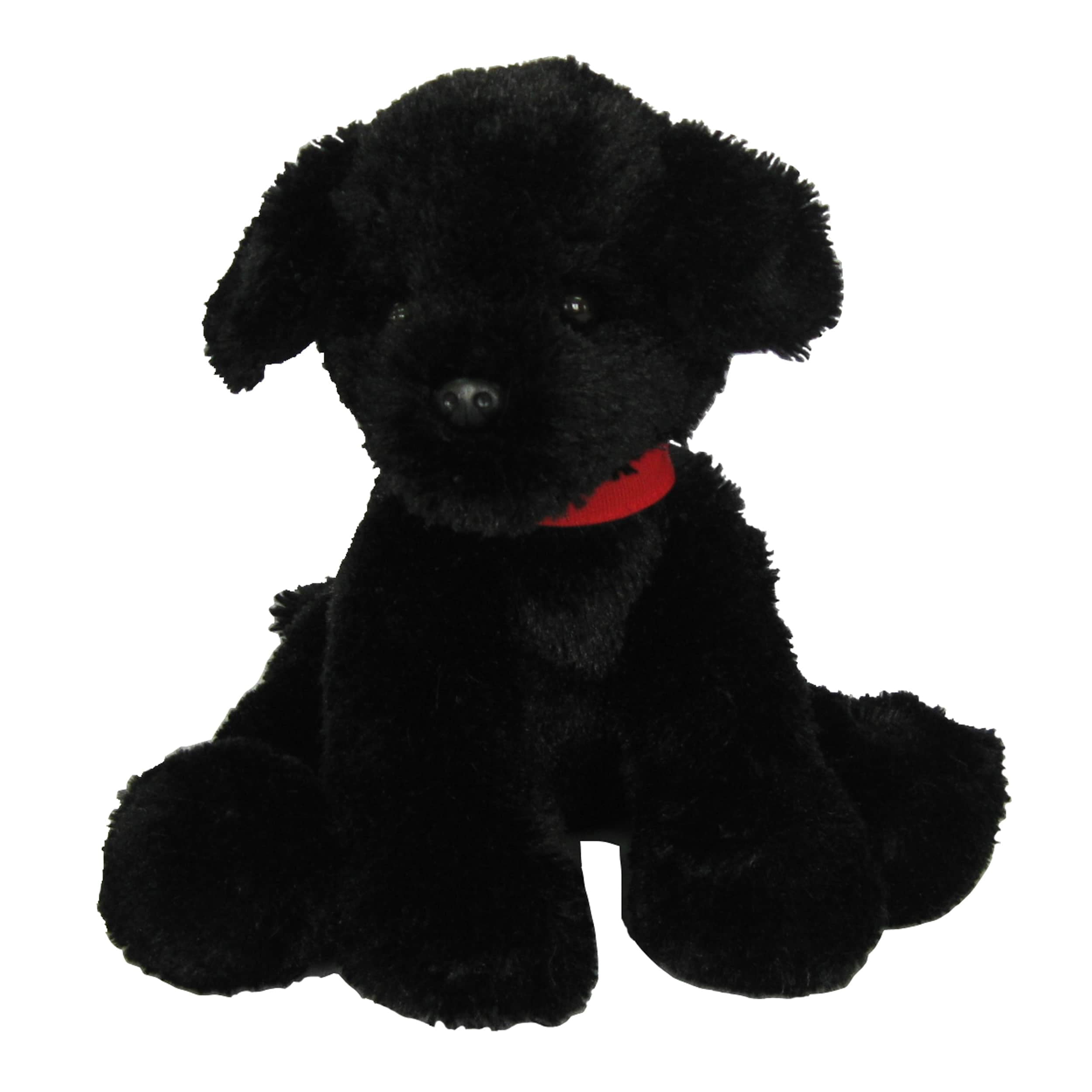 black dog teddy bear