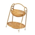 thumbnail image 2 of Cesta de frutas tejida, cesta de desayuno, bandeja para hornear pan, soporte para frutero, bandeja para servir, organizador para cocina, habitación y, 2 of 8