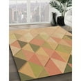thumbnail image 3 of Ahgly Company Machine Washable Indoor Rectangle Transitional Yellow Orange Area Rugs, 5' x 8', 3 of 7