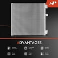 thumbnail image 5 of A-Premium Air Conditioning A/C Condenser Compatible with Porsche 911 2014-2019, 918 Spyder 2015-2015, Replace# 99157311104, 5 of 8