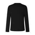 thumbnail image 5 of hxobax Women Long Sleeve Work Shirts Notch V Neck Pleated Blouses Decor Zip Pocket Tunic Tops Tshirt, 5 of 7