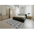 thumbnail image 4 of Ahgly Company Indoor Rectangle Patterned Gray Cloud Gray Area Rugs, 2' x 3', 4 of 6