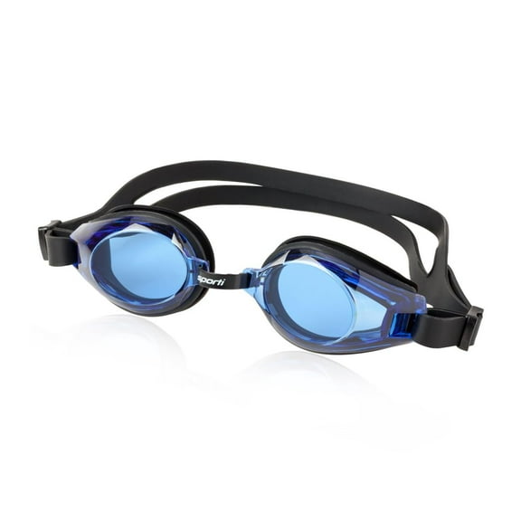 Sporti Antifog Plus Swim Goggles - UV Protection, Shatter-Resistant, Soft Silicone Strap