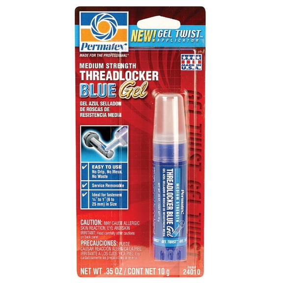 Spray Nine 24010 Permatex Threadlocker Blue Gel