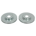 thumbnail image 2 of Power Stop Front Pair of Drilled and Slotted Brake Rotors JBR1535XPR Fits 2015 Hyundai Genesis, 2 of 4