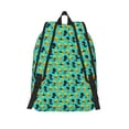 thumbnail image 2 of Lsque Duck In Black Suit Pattern Canvas Daypack, Durable Backpack, High-quality Versatile Backpack,Vintage Compact Backpack-Medium, 2 of 6