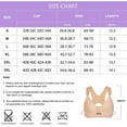 thumbnail image 7 of Eleady Women Post-Surgical Sports Support Bra Full Coverage Front Closure with Adjustable Straps Wirefree Racerback(Beige Large), 7 of 7