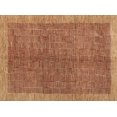 thumbnail image 1 of Ahgly Company Indoor Rectangle Contemporary Mahogany Brown Abstract Area Rugs, 2' x 4', 1 of 6