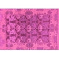 thumbnail image 1 of Ahgly Company Indoor Rectangle Abstract Pink Modern Area Rugs, 6' x 9', 1 of 4