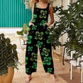 thumbnail image 2 of St Patricks Day - Jumpsuits For Girls Casual Sleeveless Loose Spaghetti Strap Summer Rompers Long Pants With Pockets, 2 of 6