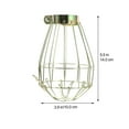 thumbnail image 6 of Light Bulb Covers for Ceiling Lights 4 Pcs Old Fashioned Retro Decor Hanging Lamp Dining Room Lighting Metal Guard, 6 of 6