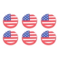 thumbnail image 1 of Miangastore 6pcs Racket Vibration Dampeners National Flag Designed Tennis Racket Shocking Absorbers, 1 of 8