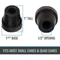 thumbnail image 5 of Dmi Quad Cane Tip,1-5/16 in. H,Black,PK4 519-1378-9504, 5 of 6