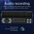 thumbnail image 3 of BT Car Stereo Receiver Multifunctional MP3 Player  Radio Hands-Free Calling U-Disk/TF Card/Aux-in Player Support APP to Find Car/Voice Assistant/Audio Recording with Adjustable, 3 of 7