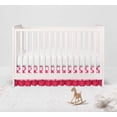 thumbnail image 6 of Bacati - Mix N Match Ikat Chevron/Dots Pink Fuchsia Musical Baby Crib Mobile, 6 of 15