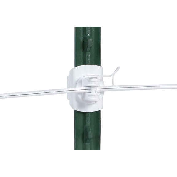 Gallagher T-Post Pin-Lock Insulator White