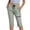 #04 Green 【Mix & Match: Stock Up on Your Favorite Colors】, variant on Women's Lightweight Nylon Hiking Cargo Pants, Elastic Waist with Zipper Pockets, Quick-Dry Cropped Outdoor Pant, Summer Travel, Hiking, Walking, Straight Leg Breathable | TruBelle,Black S