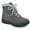 New Charcoal/ Suede, variant on White Mountain Womens Glory Suede Ankle Combat & Lace-up Boots
