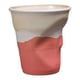 thumbnail image 2 of Taza de café de cerámica creativa, taza de porcelana plisada, regalo, taza para bebida de 350 ml, té, café con leche Rosa, 2 of 9