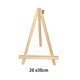 thumbnail image 1 of Caballete pequeño de madera maciza plegable para escritorio, estante de exhibición de escritorio de madera para niños, caballete pequeño para bocetos al óleo, 1 of 1