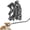 Silver, variant on Iron Chain Leash - Big Chain Leash, Chain Link Leash Fake Large Chain Leash for Fun
