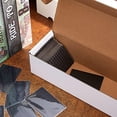 thumbnail image 7 of 6 Pack 800 Count Trading Card Storage Box Trading Organizer Game Sport Cardboard Box Collectible for Baseball Football Basketball Card Storage Protection (15 x 3 x 4-1/8 Inch), 7 of 7
