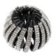 thumbnail image 1 of Accesorio El Cabello con Soporte para con de Imitación para Mujer con Estilo - doble Macarena Rhinestone Bun Maker, 1 of 8