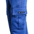 thumbnail image 3 of G-Style USA Men's Heavyweight Fleece Lounge Cargo Sweatpants, Up to 6XL, 3 of 7