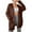 DT--Brown, variant on DailyTrove Women's Long Cardigan, Casual Lounge & Office Wear, Soft Rayon Blend, Plus Size Friendly