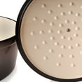 thumbnail image 3 of BergHOFF Neo 5pc Cast Iron Dutch Oven Set with 10" Fry Pan, 3qt. & 5qt., Oyster, 3 of 9