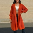 thumbnail image 2 of ZHYou Oversized Knit Cardigans for Women Thick Long Sleeve Loose Long Sweaters with Pockets, 2 of 5